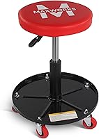 Vista 2 de MaxWorks 80771 Pneumatic Roller Seat/Creeper with Adjustable Height - 300 lb Capacity