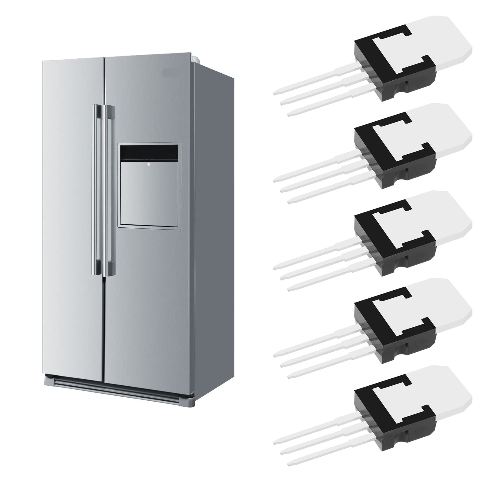 OTOTEC 30 transistores de potencia TIP122 NPN, transistores de potencia epitaxial, triodo de 5 A, transistores Darlington de 100 V, accesorios electrónicos