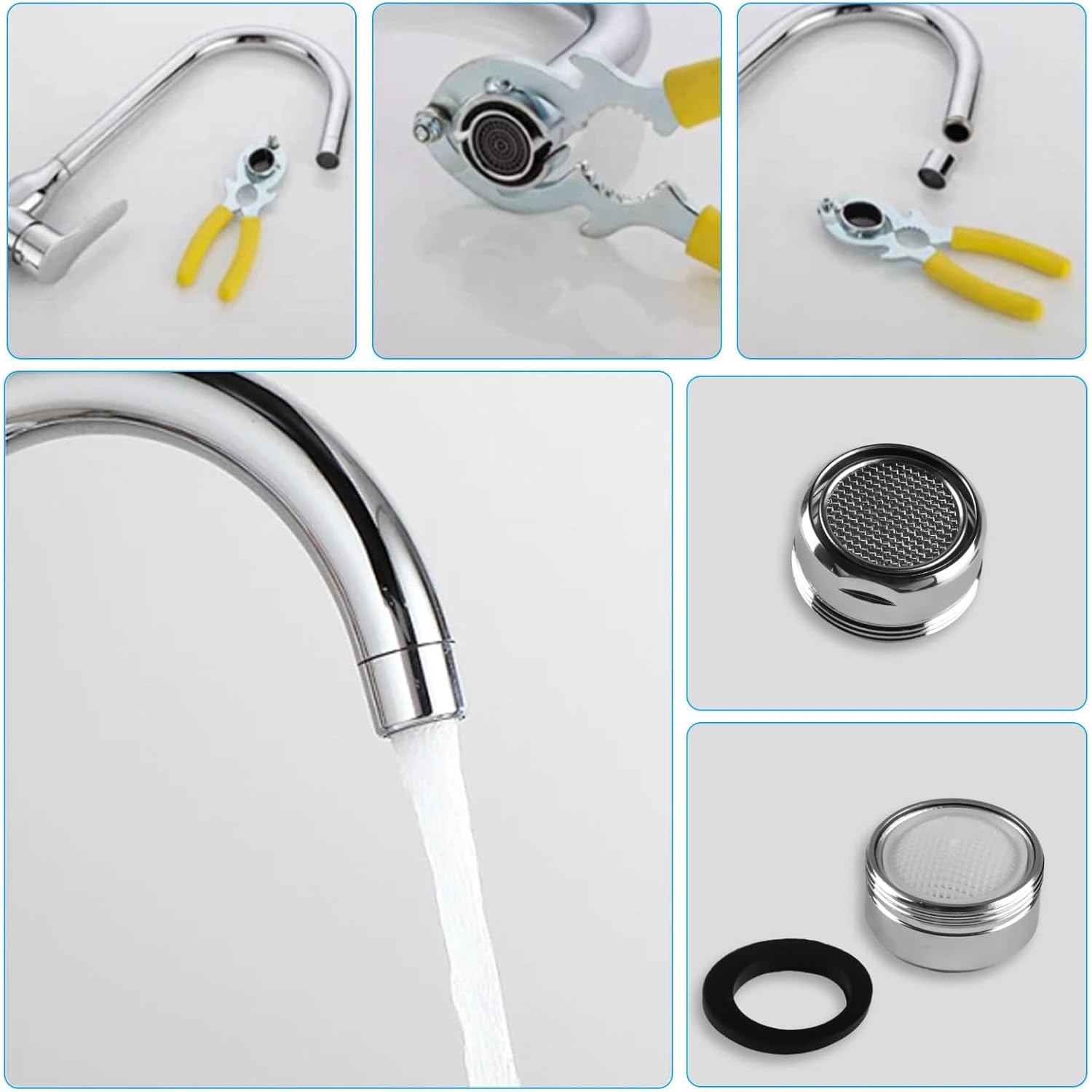 Faucet Wrench - Repair Kitchen & Bathroom Taps -4