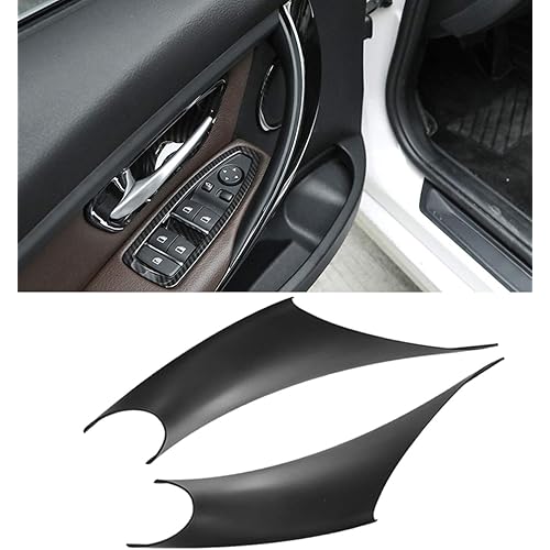 Jaronx 2PCS Door Handle Covers Compatible with BMW 3 Series 4 Series Driver Side &Passenger Side Door Pull Handle Covers (Compatible with BMW 320i,328i,330i,335i F30/F31 and 428i, 435i F32/F36)(Black)