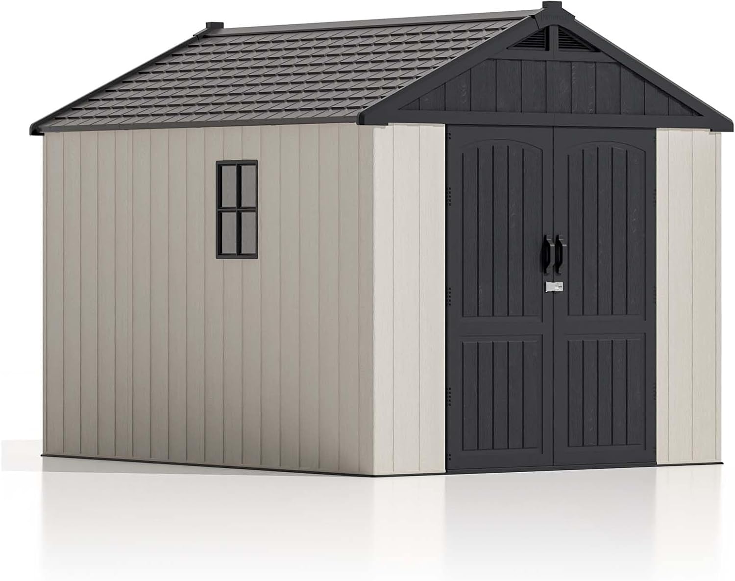 Patiowell 6x4 FT Plastic Outdoor Storage Shed, Resin Shed Perfect to Store Patio Furniture, GardenTools Bike Accessories, Beach Chairs and Lawn Mower,Light Grey Patiowell 6x4 FT Plastic Outdoor Storage Shed, Resin Shed Perfect to Store Patio Furniture, GardenTools Bike Accessories, Beach Chairs and Lawn Mower,Light Grey
