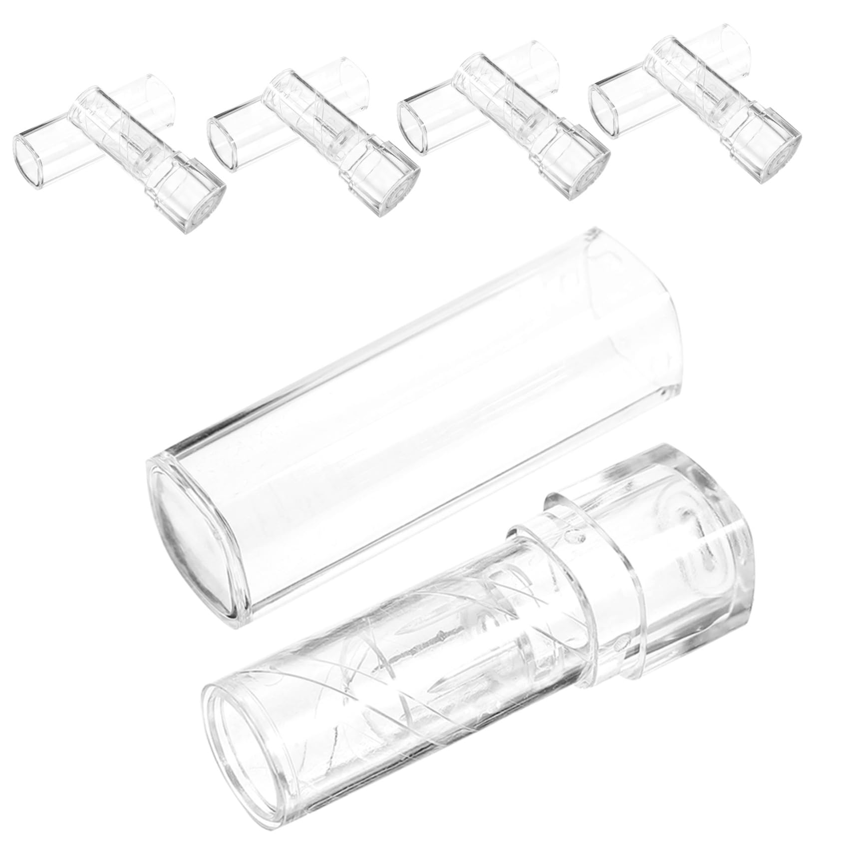 Tubes de baume à lèvres vides minkissy contenant stick lèvre transparent rechargeable