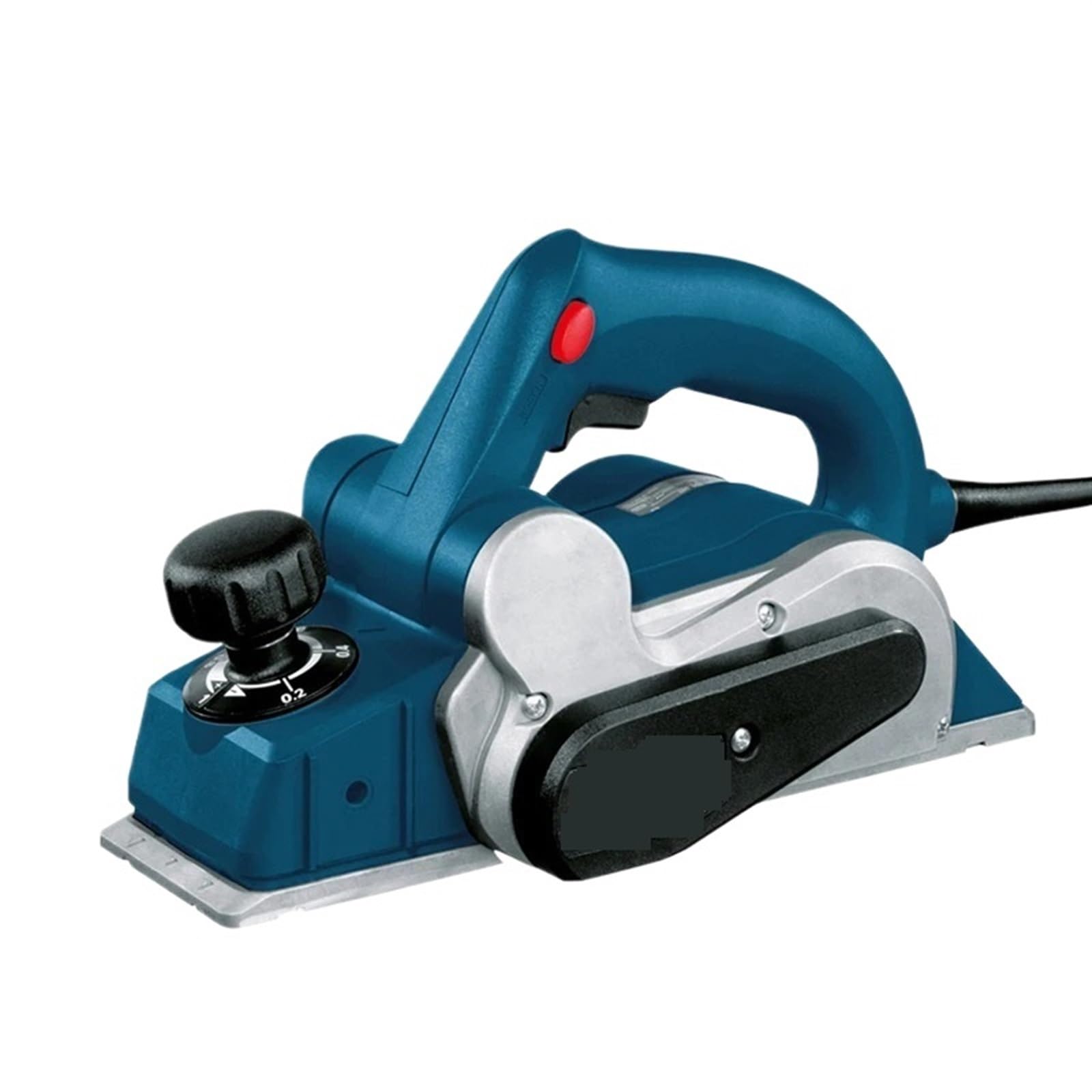 Elektryczna mini strugarka do drewna, Strug elektryczny 710 W, 16500 obr./min, głębokość 9 mm, szerokość 82, z ostrzami HHS do obróbki drewna