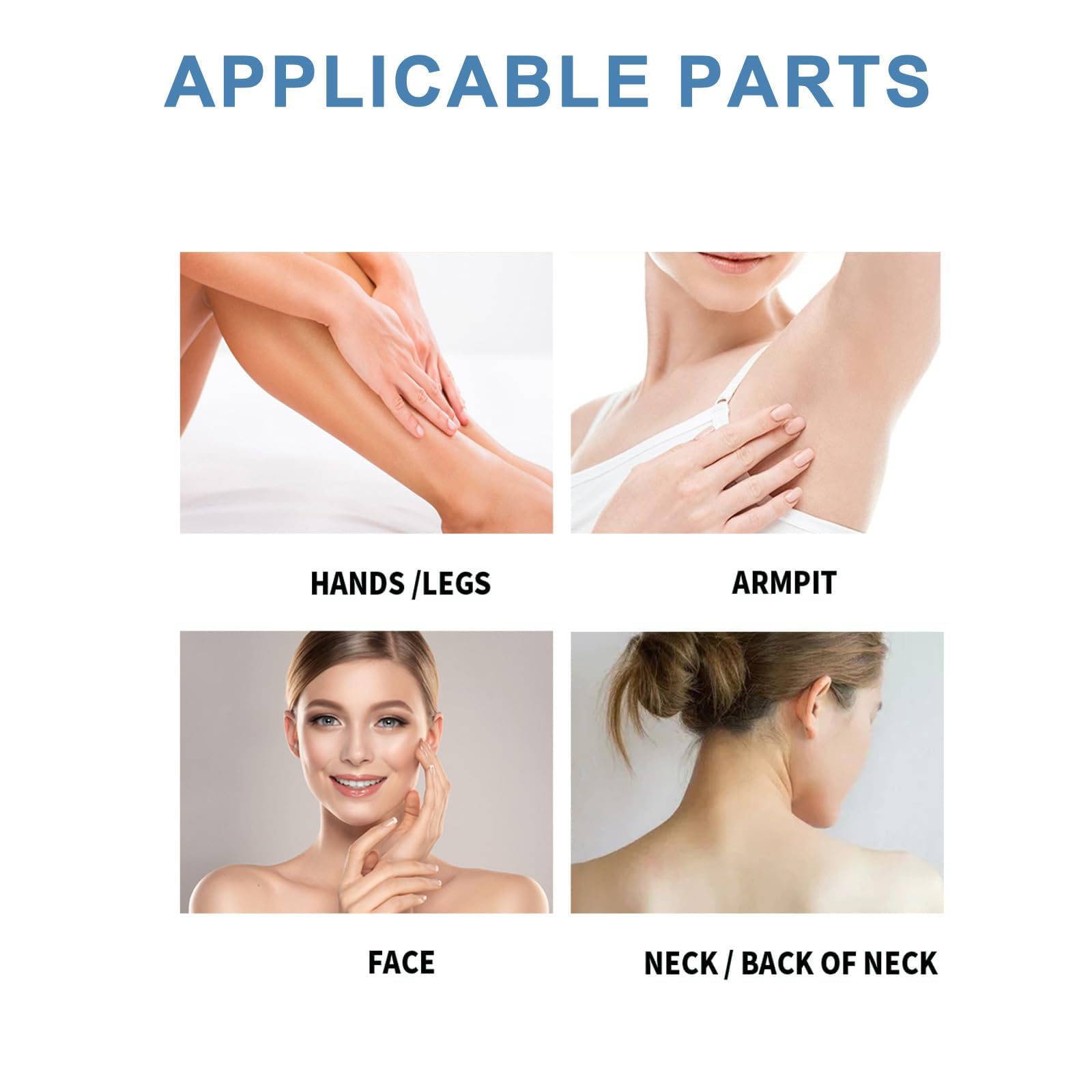 Tratamiento natural para el vello facial en el hogar con síndrome de ovario poliquístico, suero inhibidor para la depilación facial, suero para detener el vello facial (2pcs)