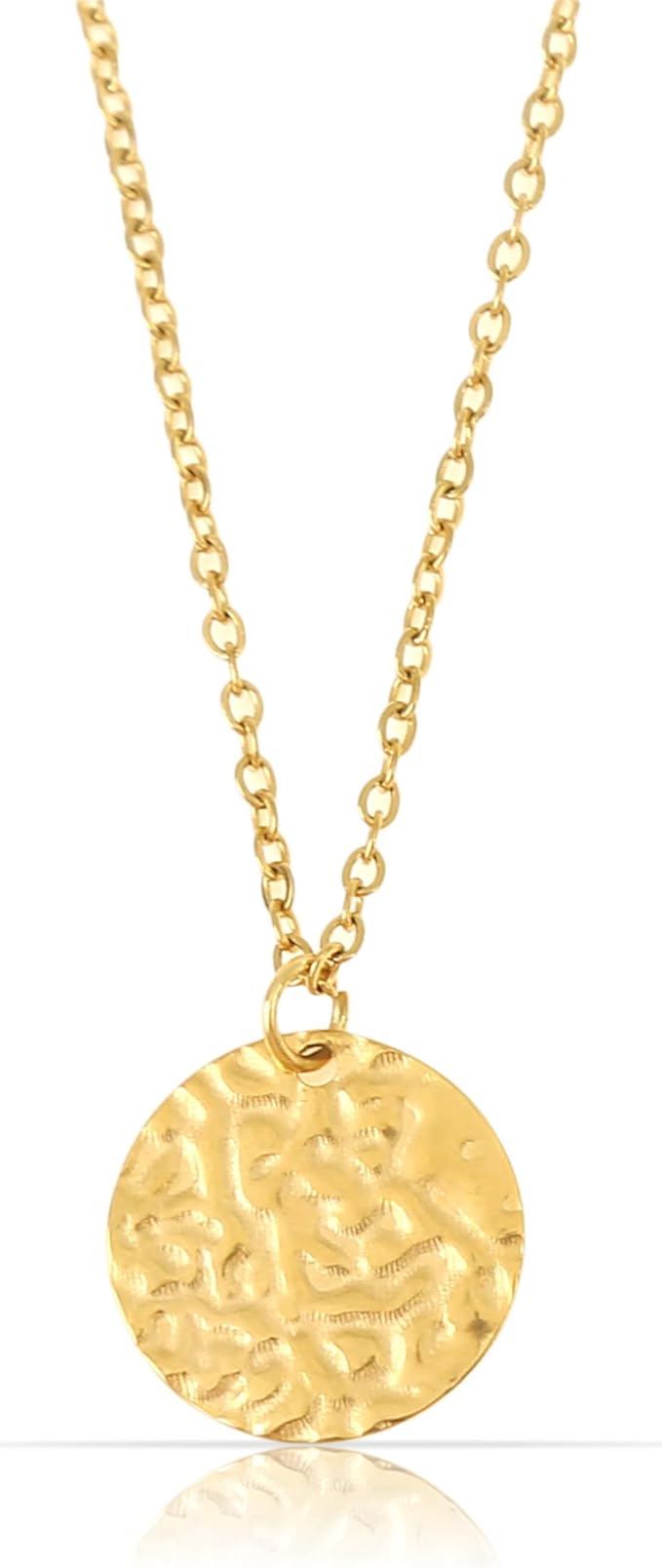 Made by Nami Collier pour femme avec pendentif en forme de pièces