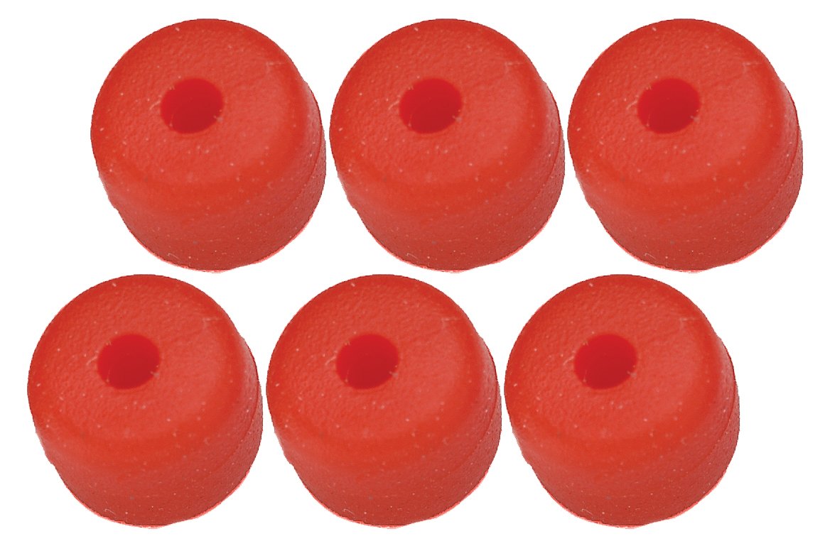 NITRO BUTTONS - ARCHERY RELEASE BUTTON - E BUTTON By Pine Ridge Archery - 6 Pc. Pack (Multi Colors)