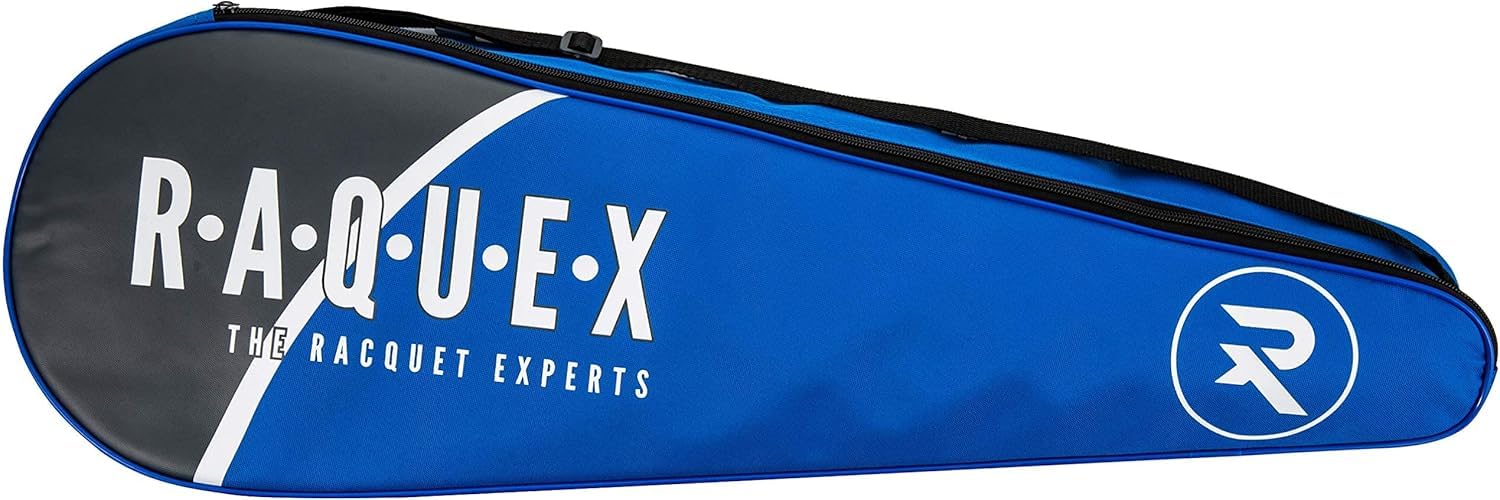 Housse De Raquette Raquex Elite - Sac Rembourré Pour 3 Raquettes, Bandoulière, Similicuir