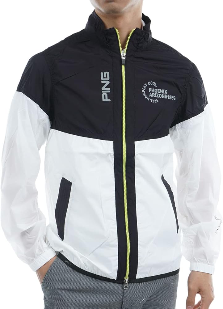 Amazon | [ピン アパレル] メンズ 撥水 ブルゾン (バリアンテック:軽量