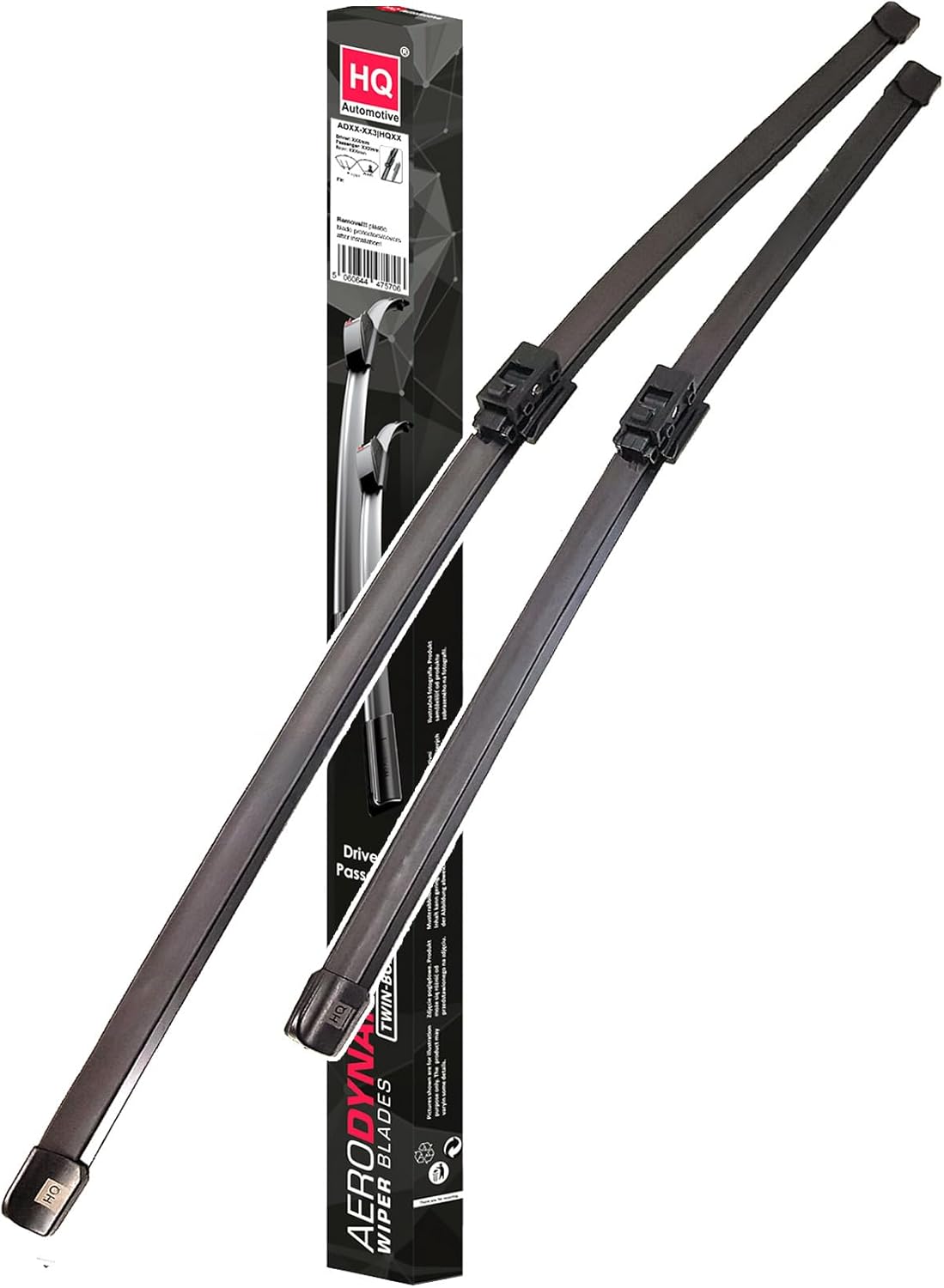 HQ Automotive Wiper Blades for MERCEDES A Class Hatchback (2018 and later) Front Wipers Replacement Kit