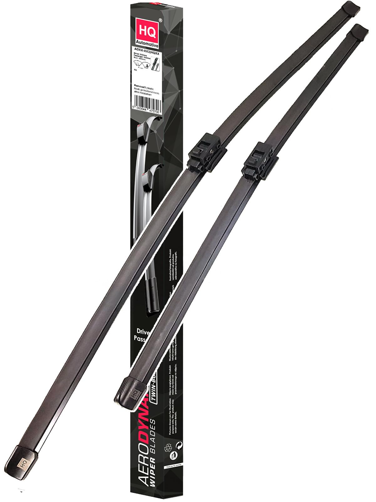 HQ Automotive Wiper Blades for MERCEDES GLC-Class Coupe (2015 and later) Front Wipers Replacement Kit
