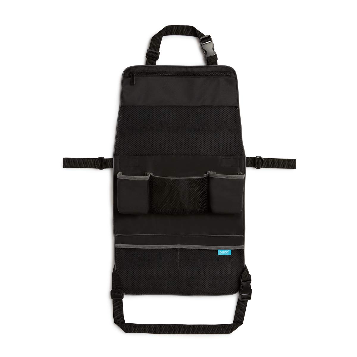 Sponsored Ad – Munchkin Brica® Backseat Organizer with Wipes Case, car storage solution, easy access, universal fit, infant/baby/toddler/kids, Black