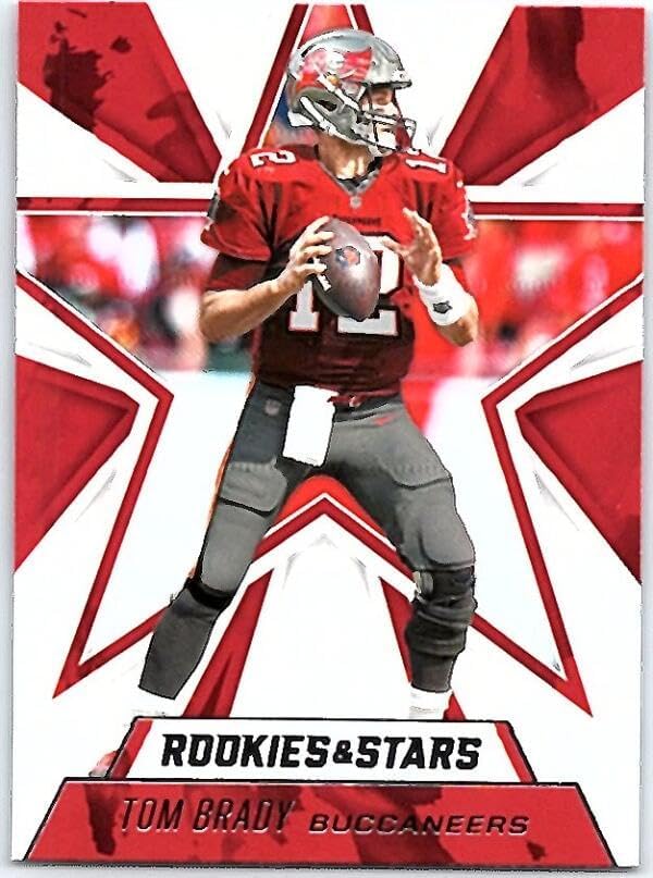 2020 Rookies and Stars Football #82 Tom Brady Tampa Bay Buccaneers Official NFL Trading Card by Panini America - Main View