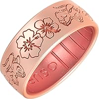 Vista 2 de Enso Rings Colección de anillos de silicona Lilo & Stitch de Disney, diseño cómodo y flexible