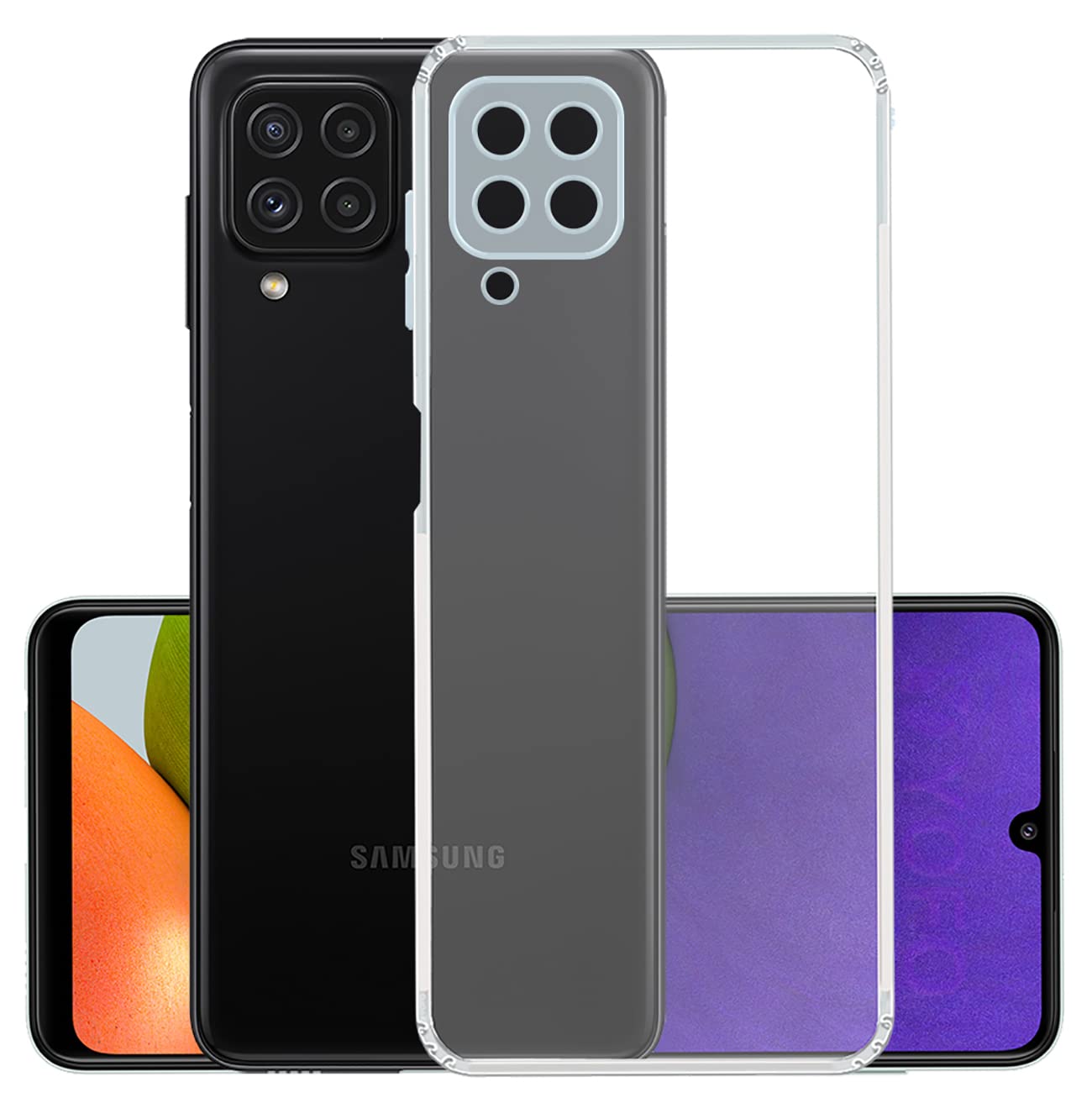 YOFO Silicone Transparent Back Cover for Samsung F62 Shockproof Bumper Corner with Ultimate Protection (B08YF4N46H) Amazon Price History, Amazon Price Tracker