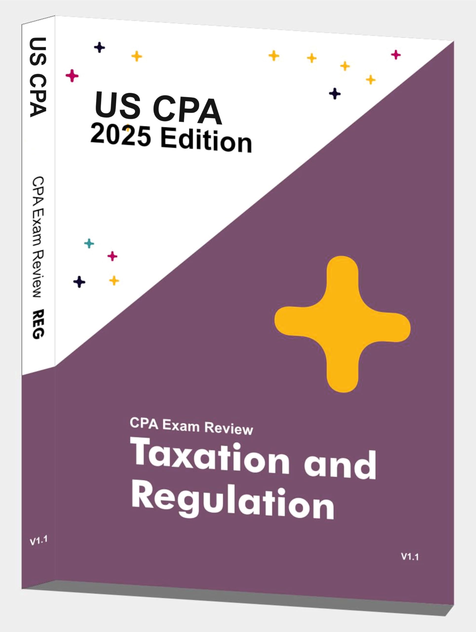 USCPA BECKERテキスト　TAC出版　FAR BEC TAX REG Buy 2025 US CPA (REG) Taxation and Regulation Exam Review 1.1