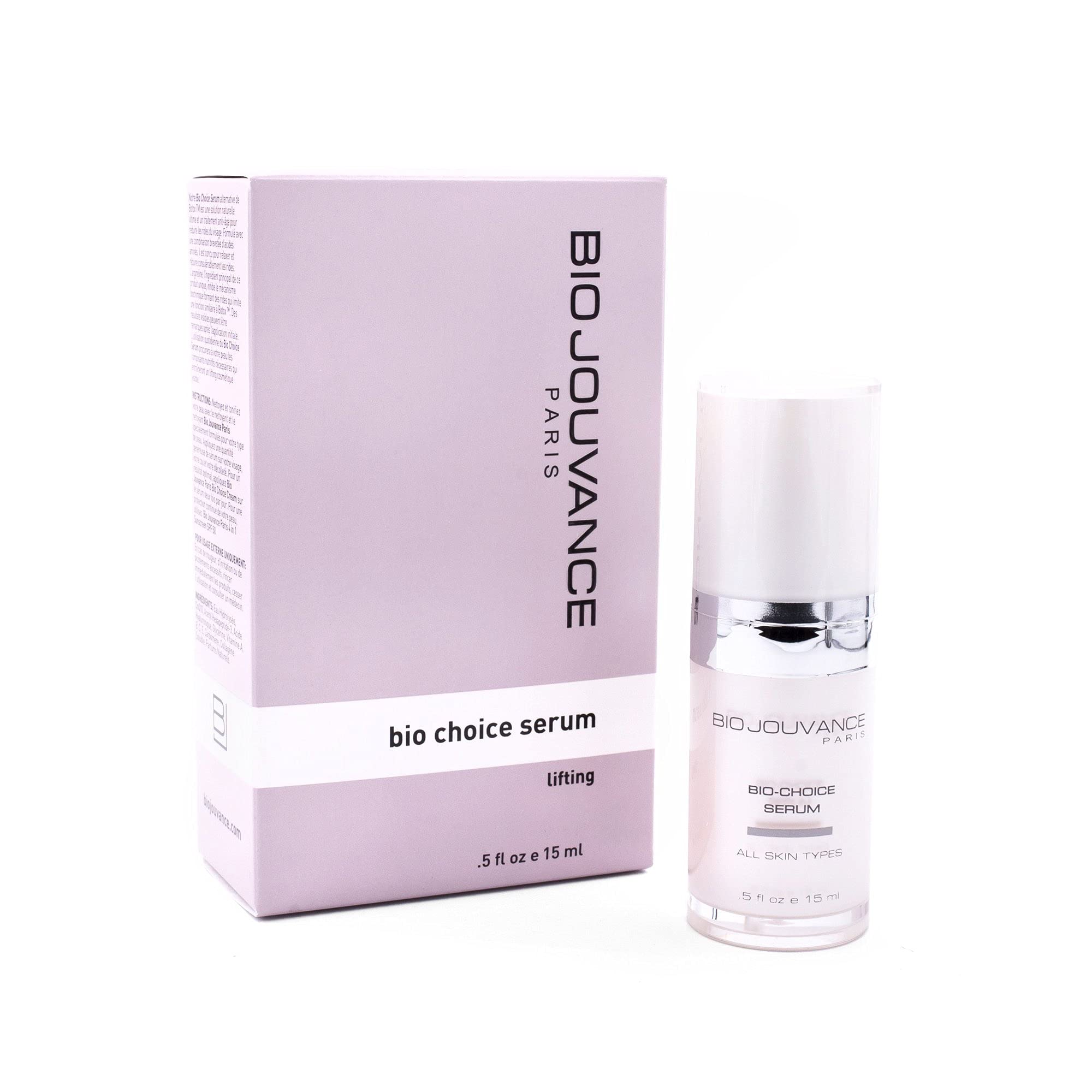 Bio Choice Serum 0.5oz / 15ml - Lifting | Relax and Reduce Wrinkles | Hydrating | Anti-Aging | Daily Facial Skin Care Treatment Regimen | Made in France