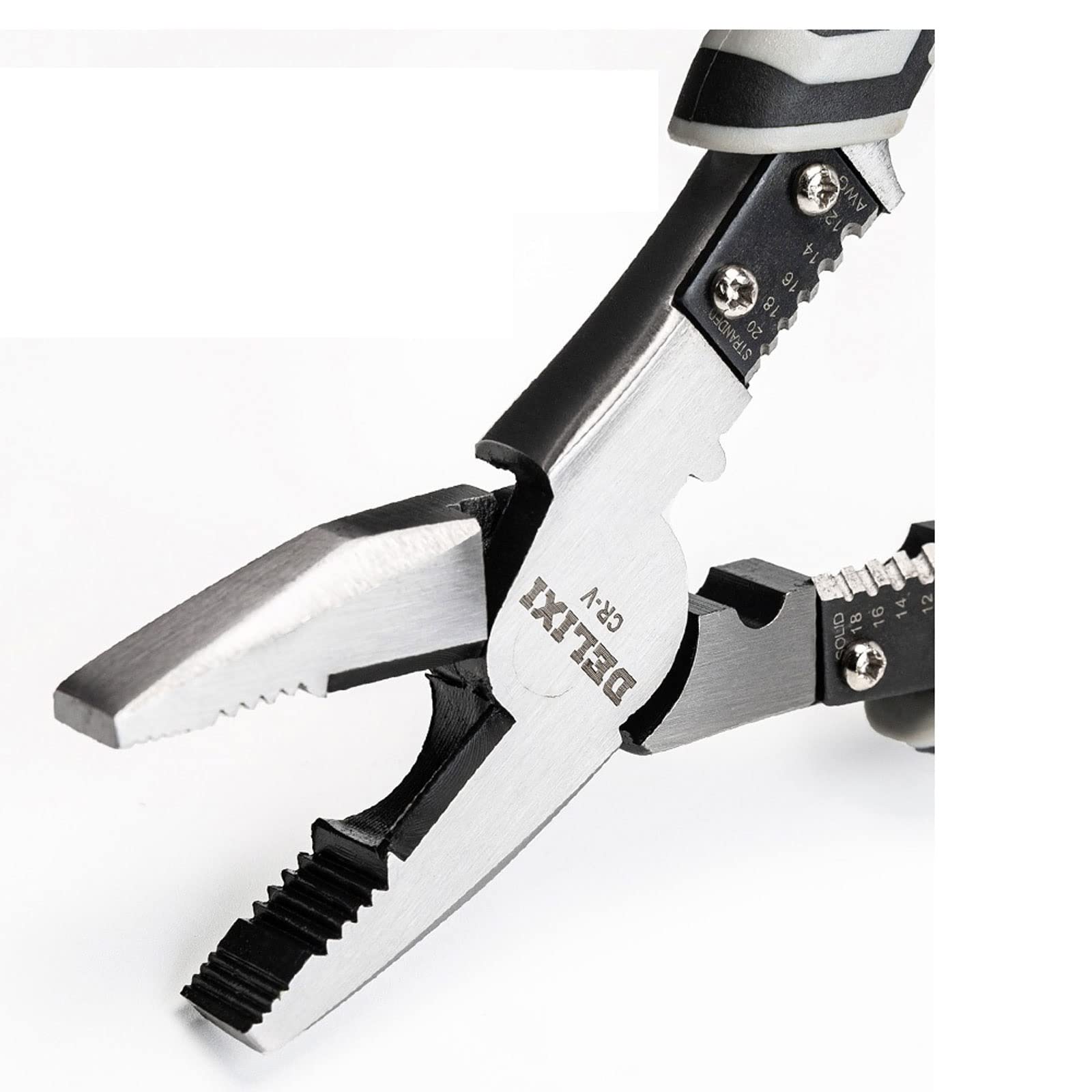 JINGYAN Alicates universales Multifunctional Universal Needle-nose Pliers Oblique Stripping Wire Electrician Repair Tool