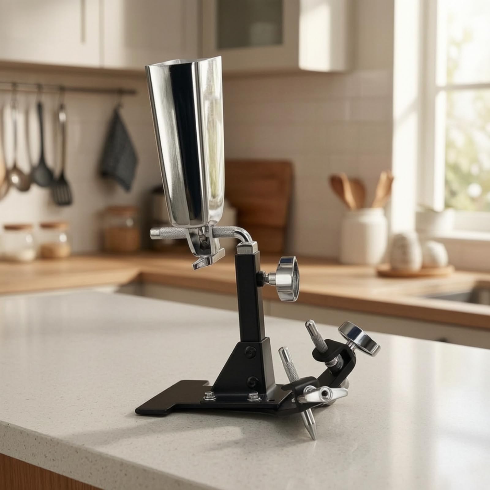 Fußmaschinen Stabil Drum-Pedal Stabil Schlagzeugzubehör für Schlagzeuger, Proberaum , Übungsgerät Mit 5-Zoll Silberner Kuhglocke
