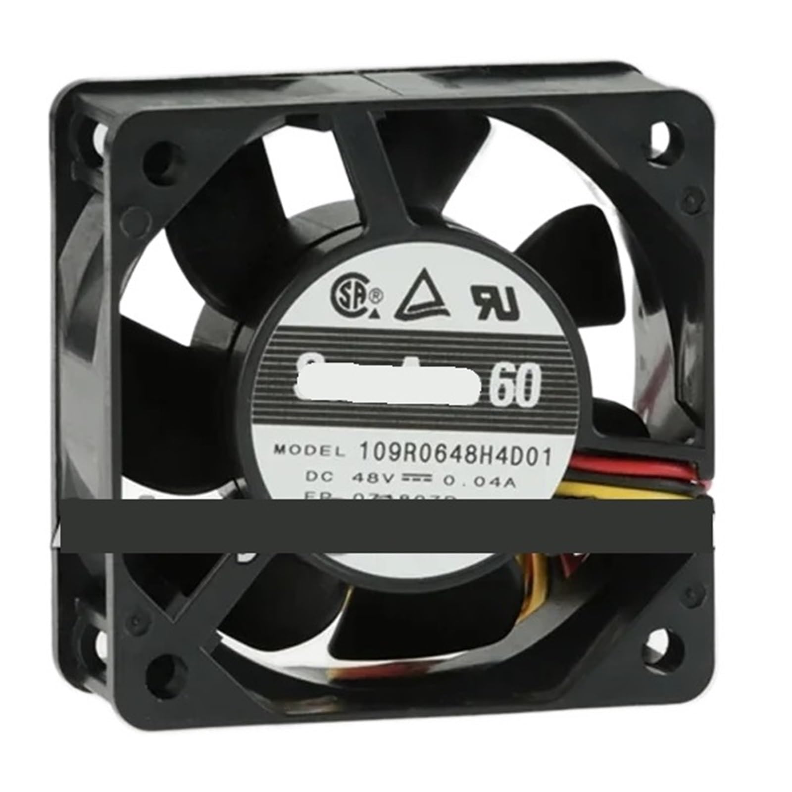 ZBWZXBDJ 109R0648H4D01 48VDC FAN 60X60X25mm 1.92W 3wire 3800RPM