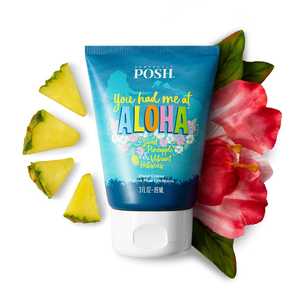 Perfectly Posh You Had Me At Aloha Hand Cream Pineapple Hibiscus