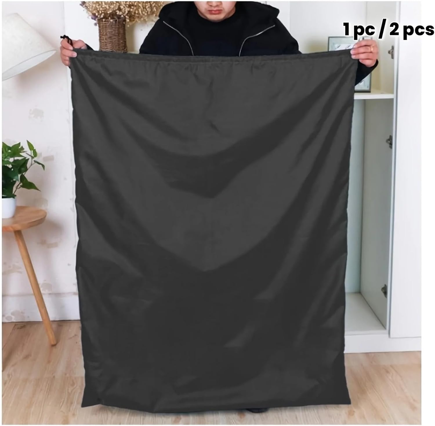 Heavy Duty Extra Large Storage Bags, 47 x 37inch Laundry Drawstring Bag(1pc 90x120cm)