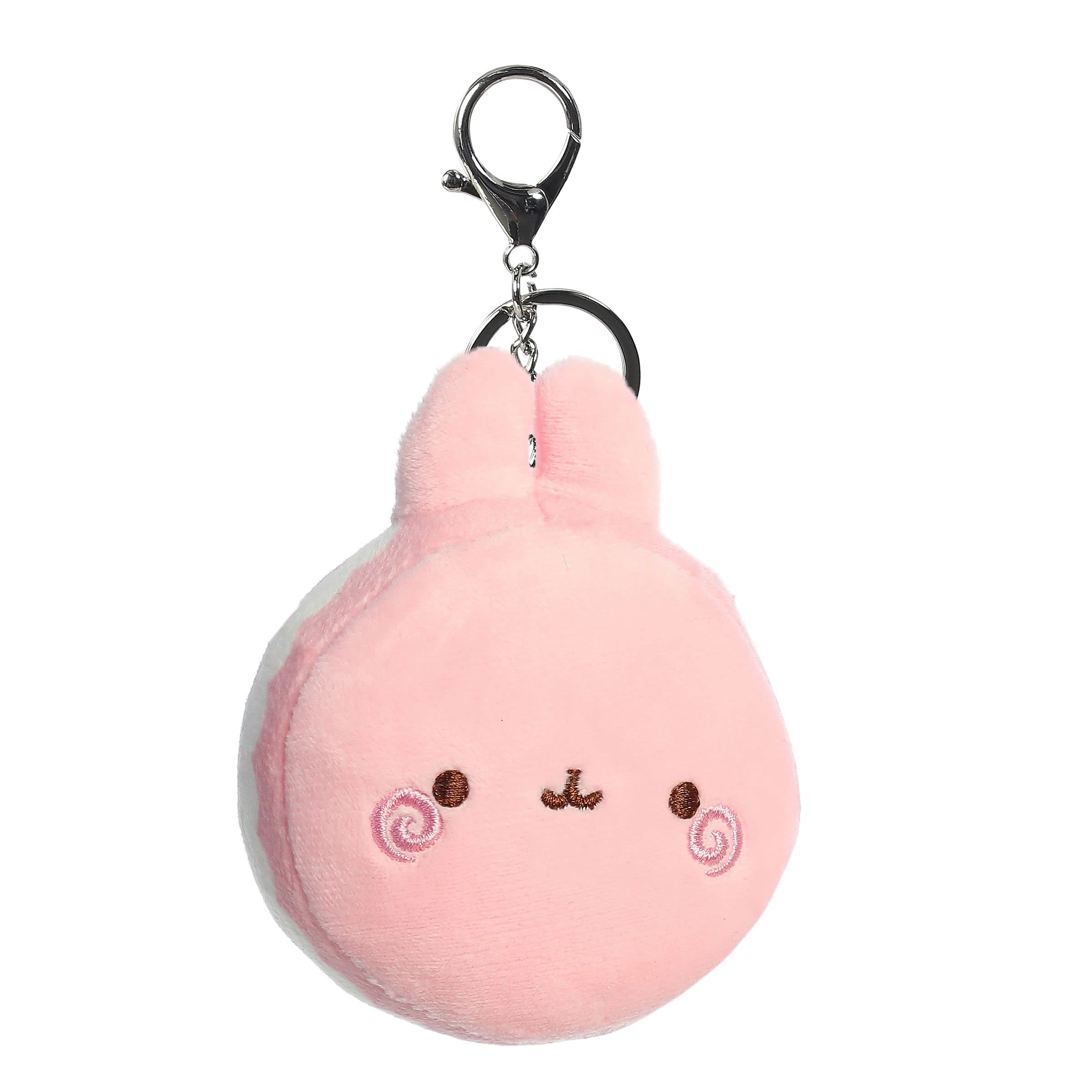 Aurora - Molang - Portachiavi Macaron Molang da 3 pollici