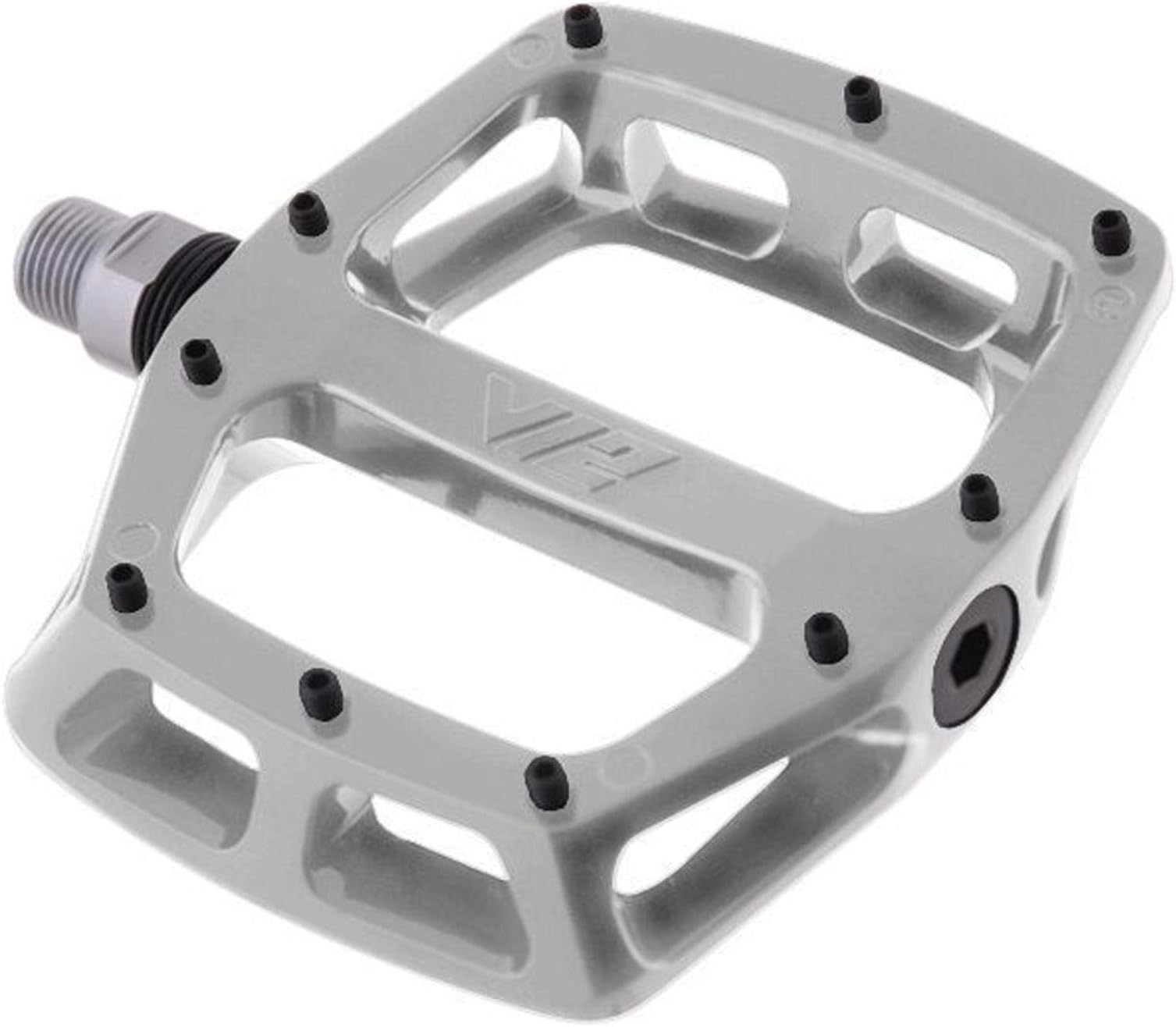 V12 Pedal 9/16 Polished Silver