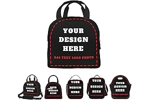 Personalized Lunch Bag: Capture Memories with Photos and Text