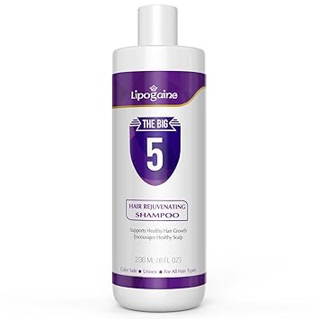 Lipogaine Hair Loss Hair Growth Stimulating All Natural Shampoo (purple)