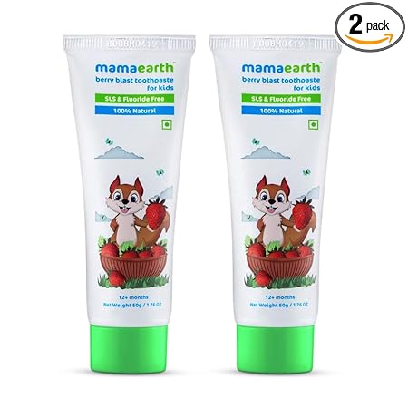Mamaearth Berry Blast Toothpaste Value Pack (50g X 2)