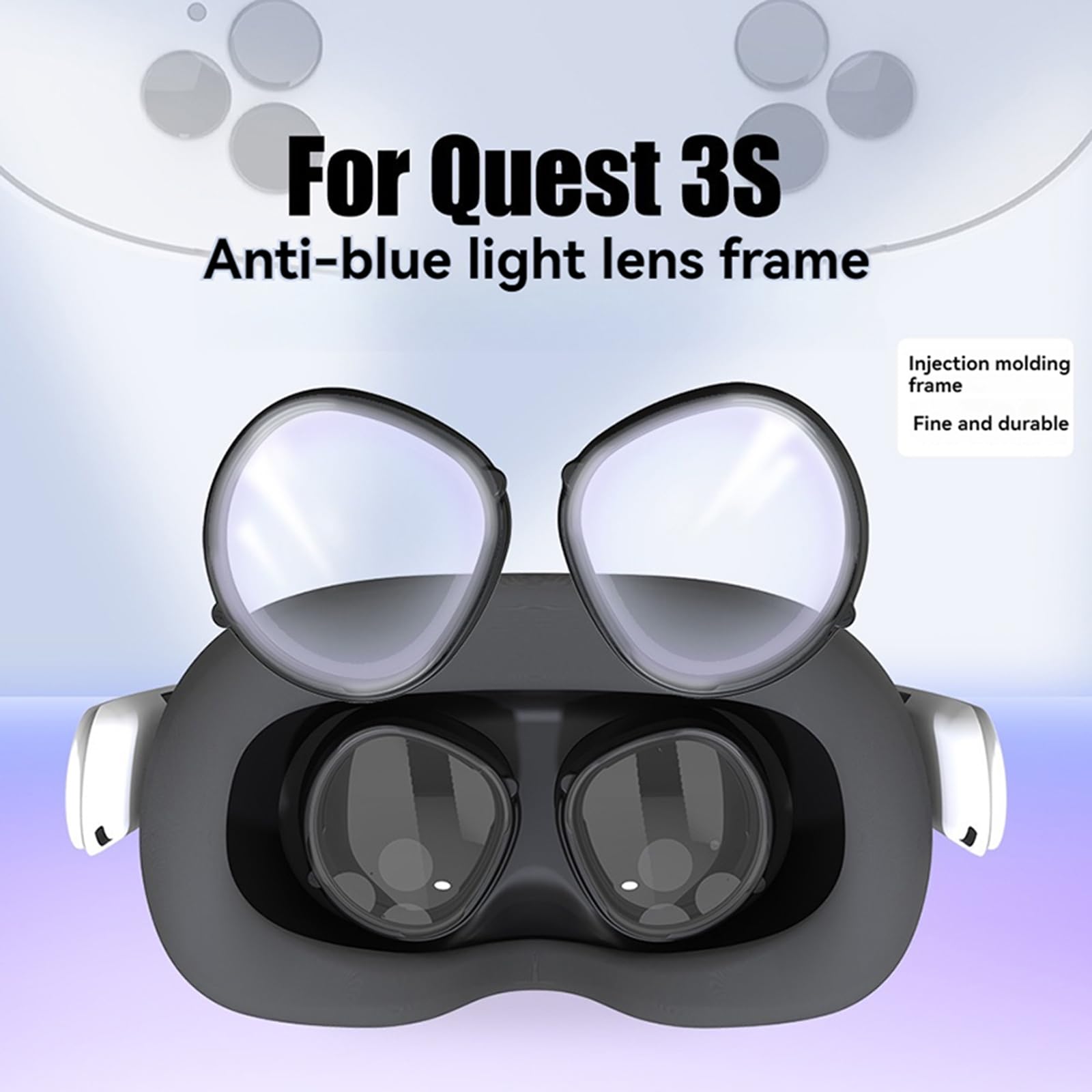 1 par de lentes magnéticos antiluz azul VR para lentes Quest 3S VR, accesorios antifatiga y protección ocular