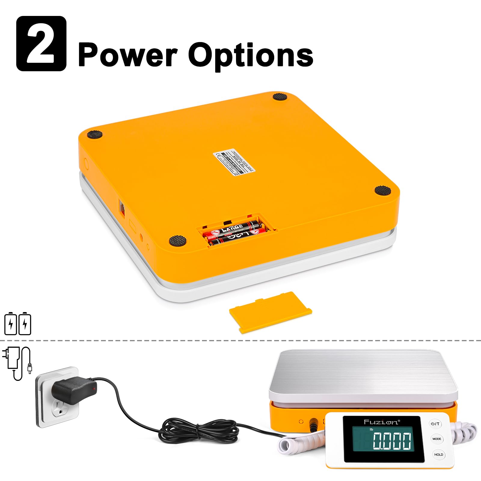 Fuzion Shipping Scale - Digital Postal Scale 110LB x 0 1oz Large LCD Display 5 Units Scale for — view 6