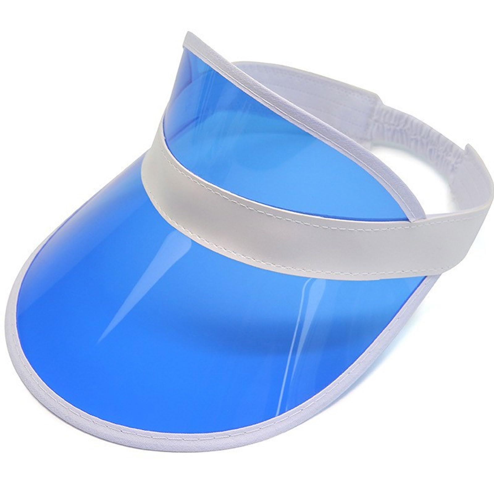 AYNKH Neon Sun Visor Hats Party Accessories Unisex Retro 80s Pub Golf Visor Fancy Dress for Women Men Beach Sports Carnival Bar Party (UK