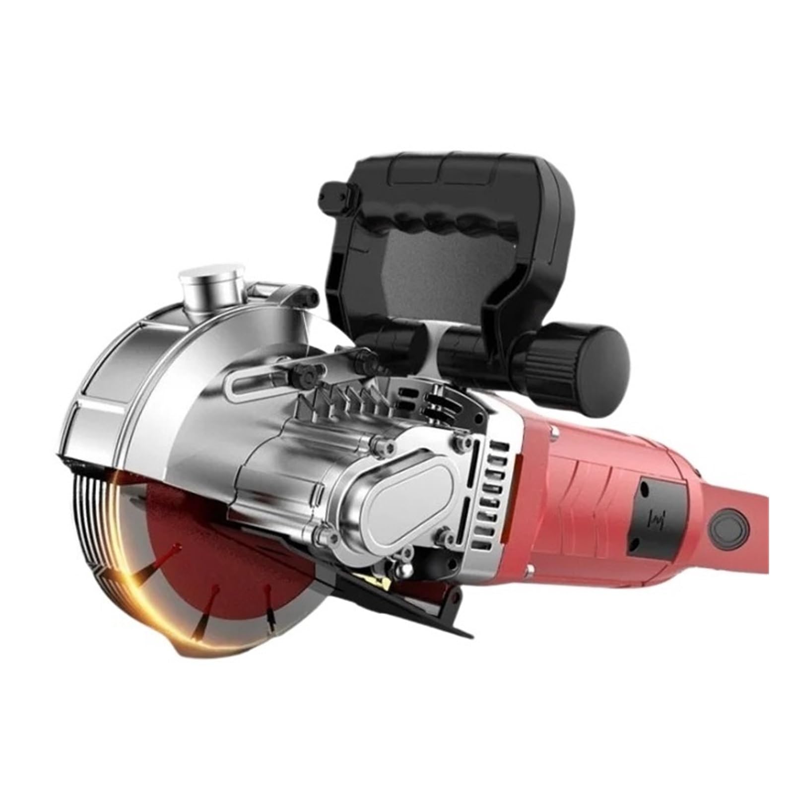 Pqlxjjyur 150 2 Dust-Free Electric Wall Chaser 8300W High Power Concrete Grooving Machine 150/160Mm Diamond Blade For Hydropower Installation Powerful Grooving(150 2)