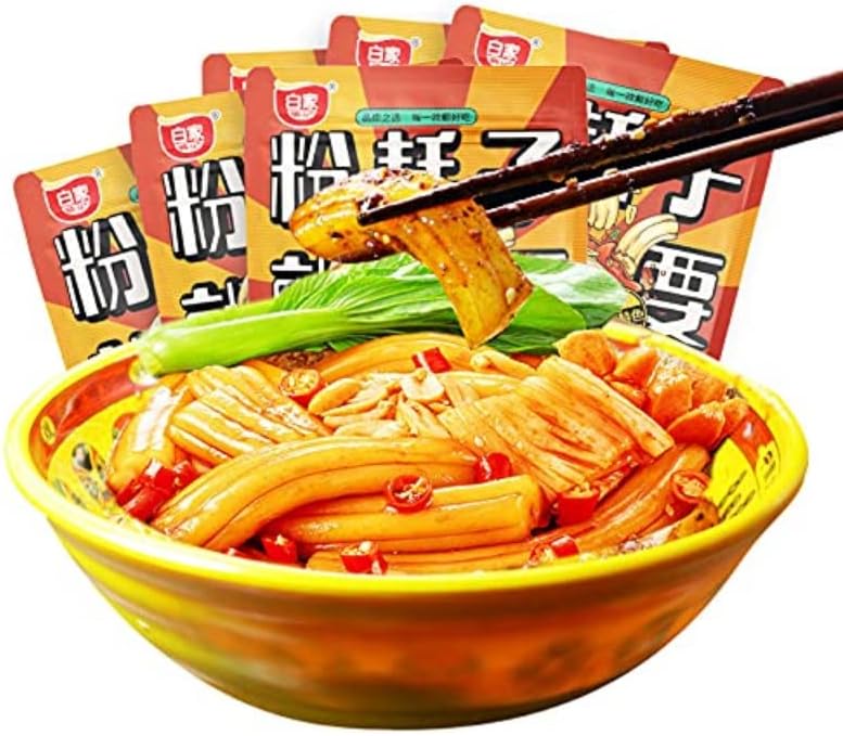 软糯弹牙土豆粉 東北名物 东北特色元気粉耗子290g/袋 じゃがいも粉 红薯粉 粗米粉 麻辣烫宽粉 火鍋粉 甜辣味拌粉 网红火锅粉 阿宽速食泡面方便面粉条 即席ビーフン 中華インスタント麺 美味しい 米粉 中華名物 中華食材 中華料理 (2袋)