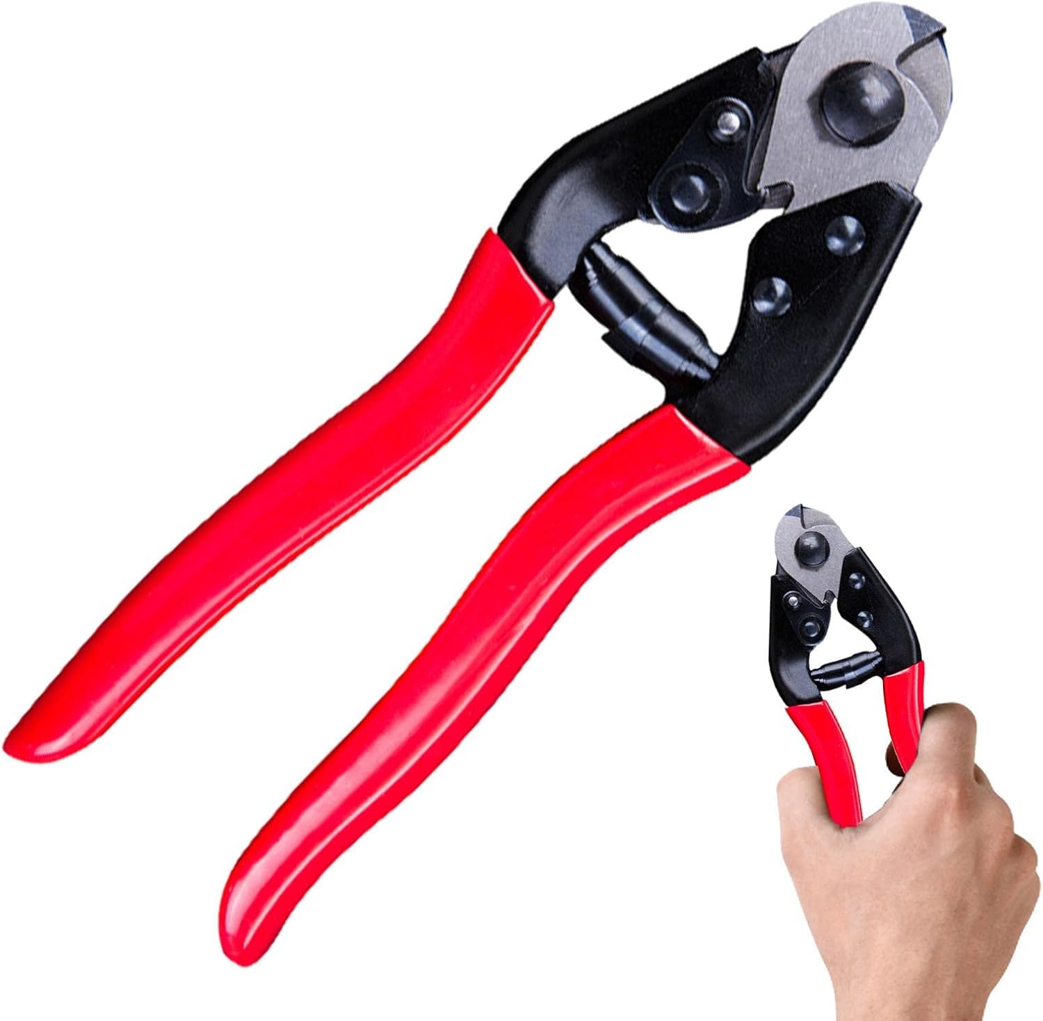 2 Pcs Wire Rope Cutter Wire Cutters for Steel Cable Cutter, Heavy
