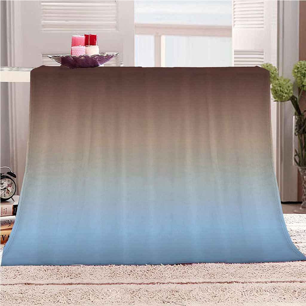 Couverture sofa 3D bleu pour vos soirées cocooning et voyages en famille