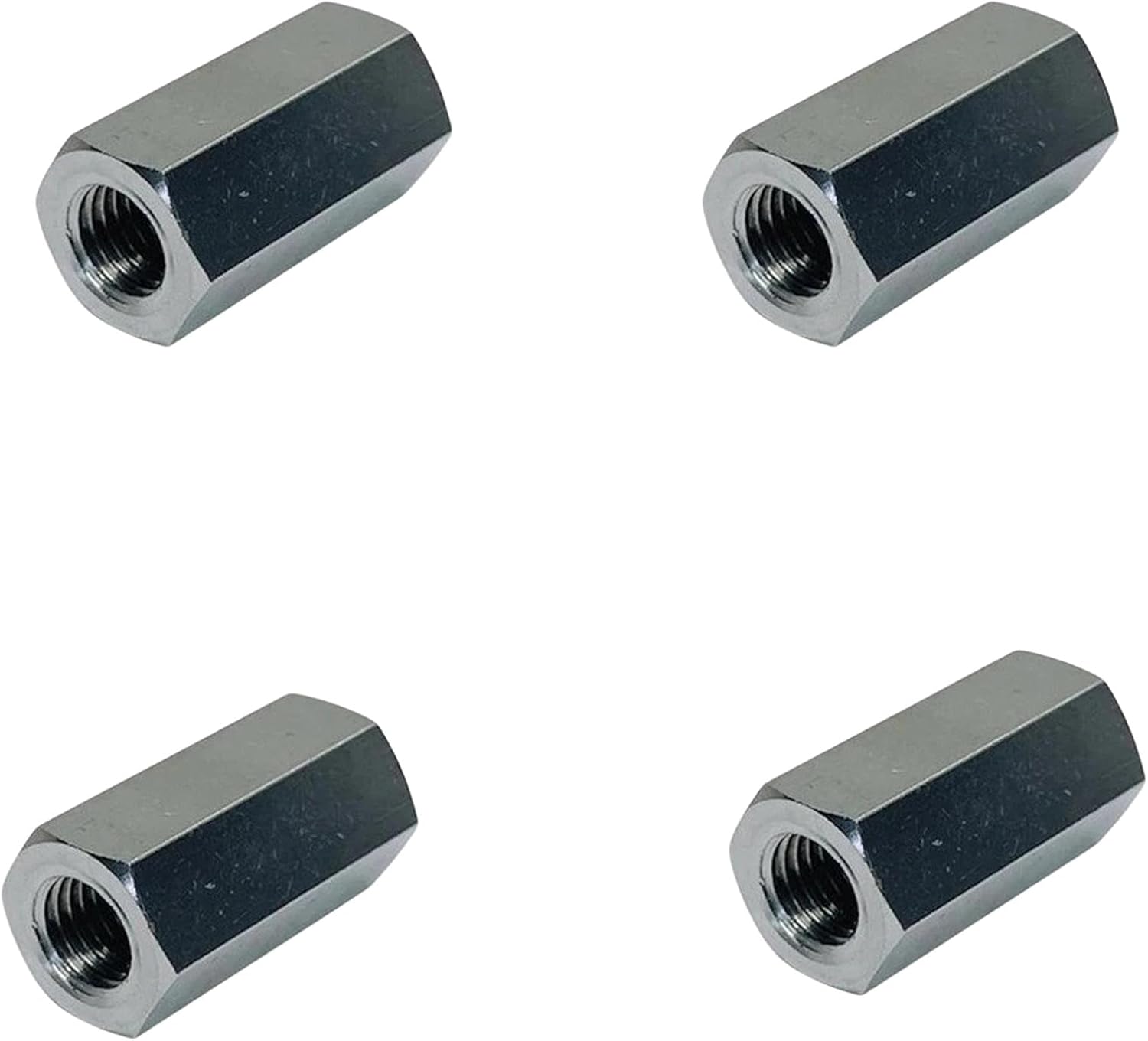 4 Pc Marine Boat Stainless Steel 1/2" Coupling Nut Hex Connecting Nut Threaded