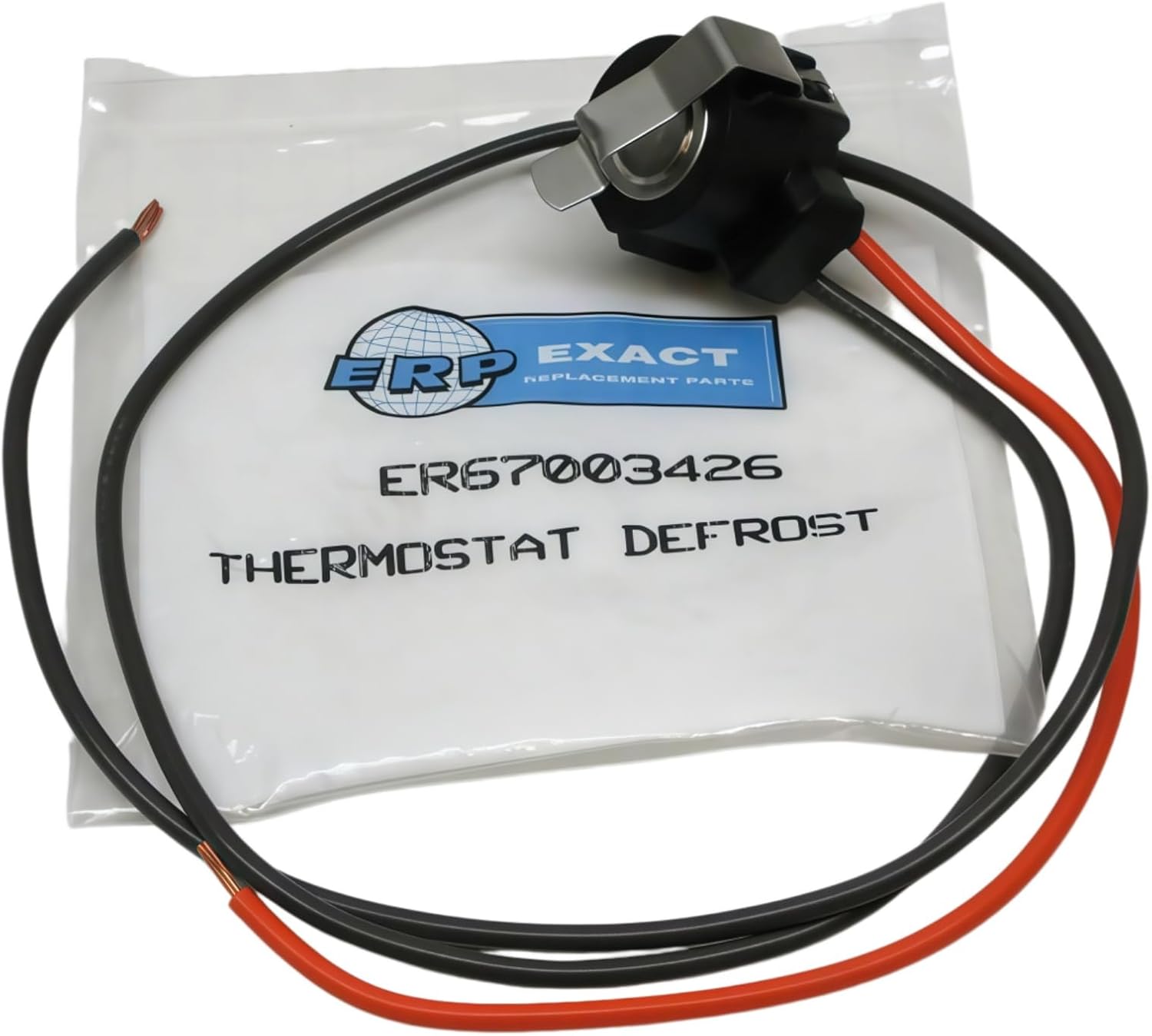 WP67003426 Compatible with Whirlpool Maytag Refrigerator Thermostat PS2067436 AP4078076 67003426 ER67003426 Rated at L7.4C