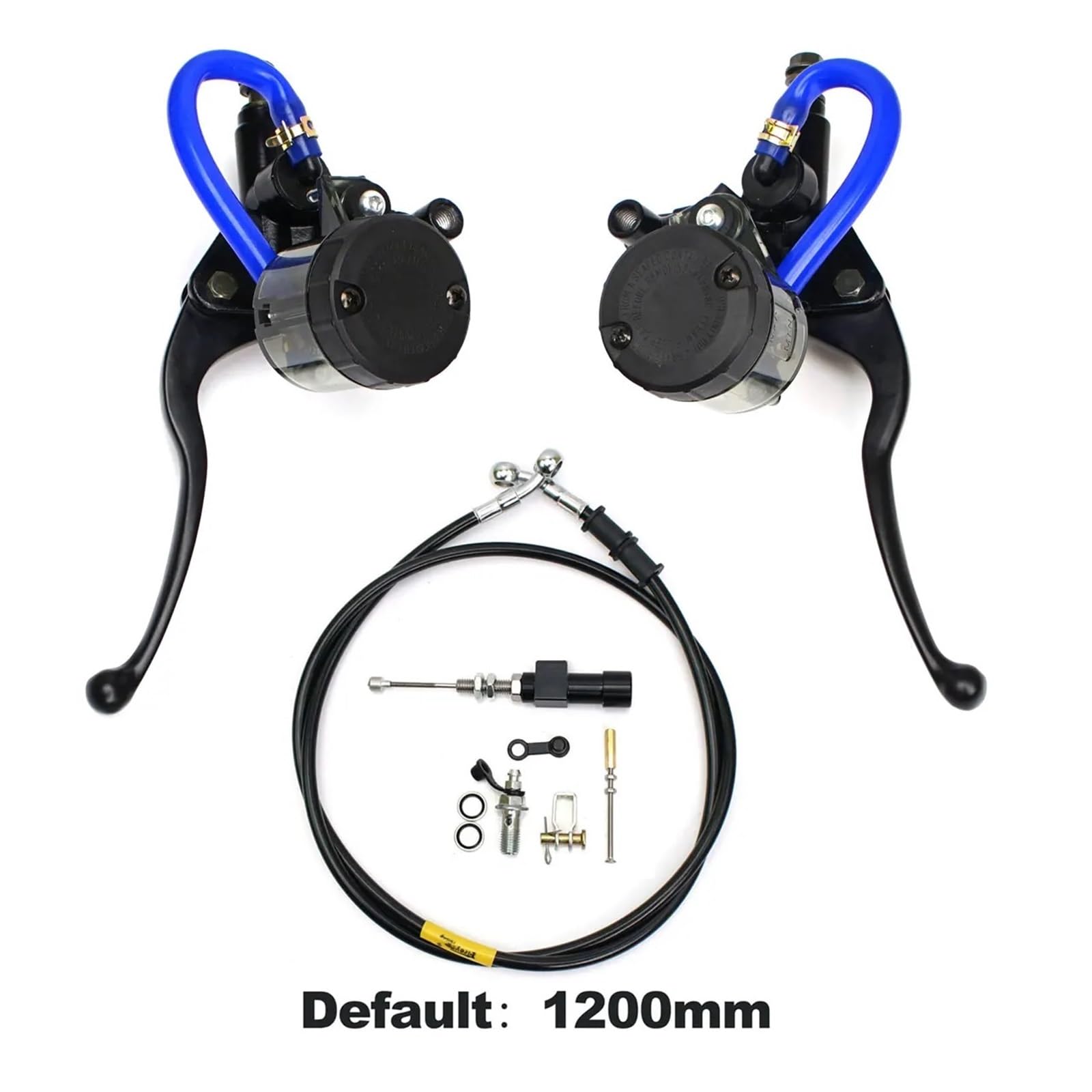 Leva frizione freno moto Pompa frizione freno destra universale da 22 mm 7/8'' per motocicletta,leva cilindro principale per Yamaha LC150 LC135(A set)