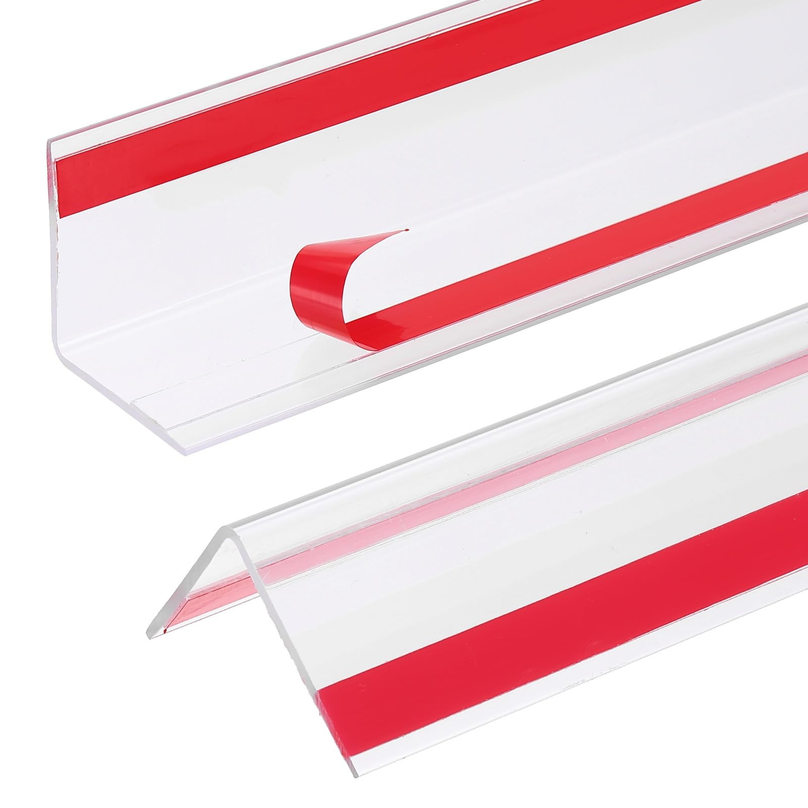 Protection d'angle transparente contre les chocs sur meubles et armoires - 2 pièces 80cm