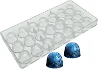 Goldbaking Molde de bonbon de chocolate em forma de sino molde de trufa de policarbonato Chocolates caseiros cobertos de doces ferramenta DIY