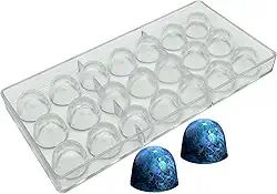 Goldbaking Molde de bonbon de chocolate em forma de sino molde de trufa de policarbonato Chocolates caseiros cobertos de doces ferramenta DIY