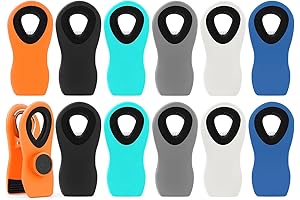 FINDAMAG 12 Pcs Magnetic Chip Clips for Refrigerator