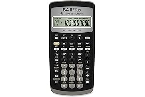 Texas Instruments BA II Plus Financial Calculator 3 Pack