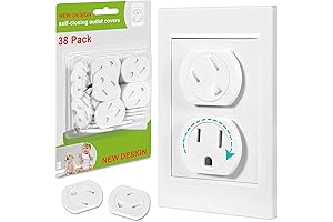 Upgraded Self-Closing Outlet Covers(38 Pack)