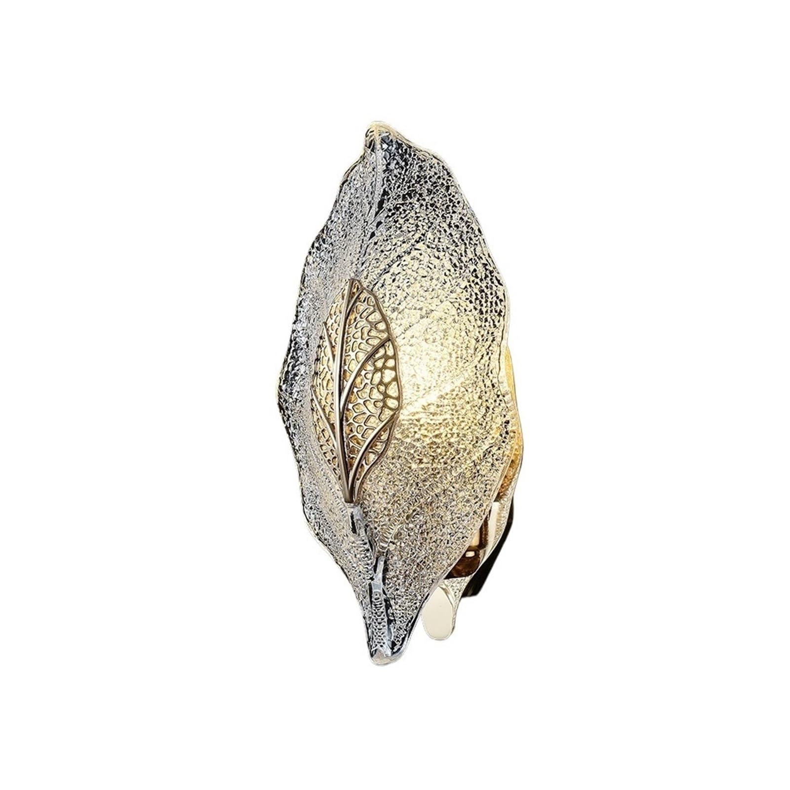 Cjhfr472sg One Color Bedroom Light Luxury Glass Leaf Shaped Bedroom Wall Lamp Aisle Lighting Fixture Decor