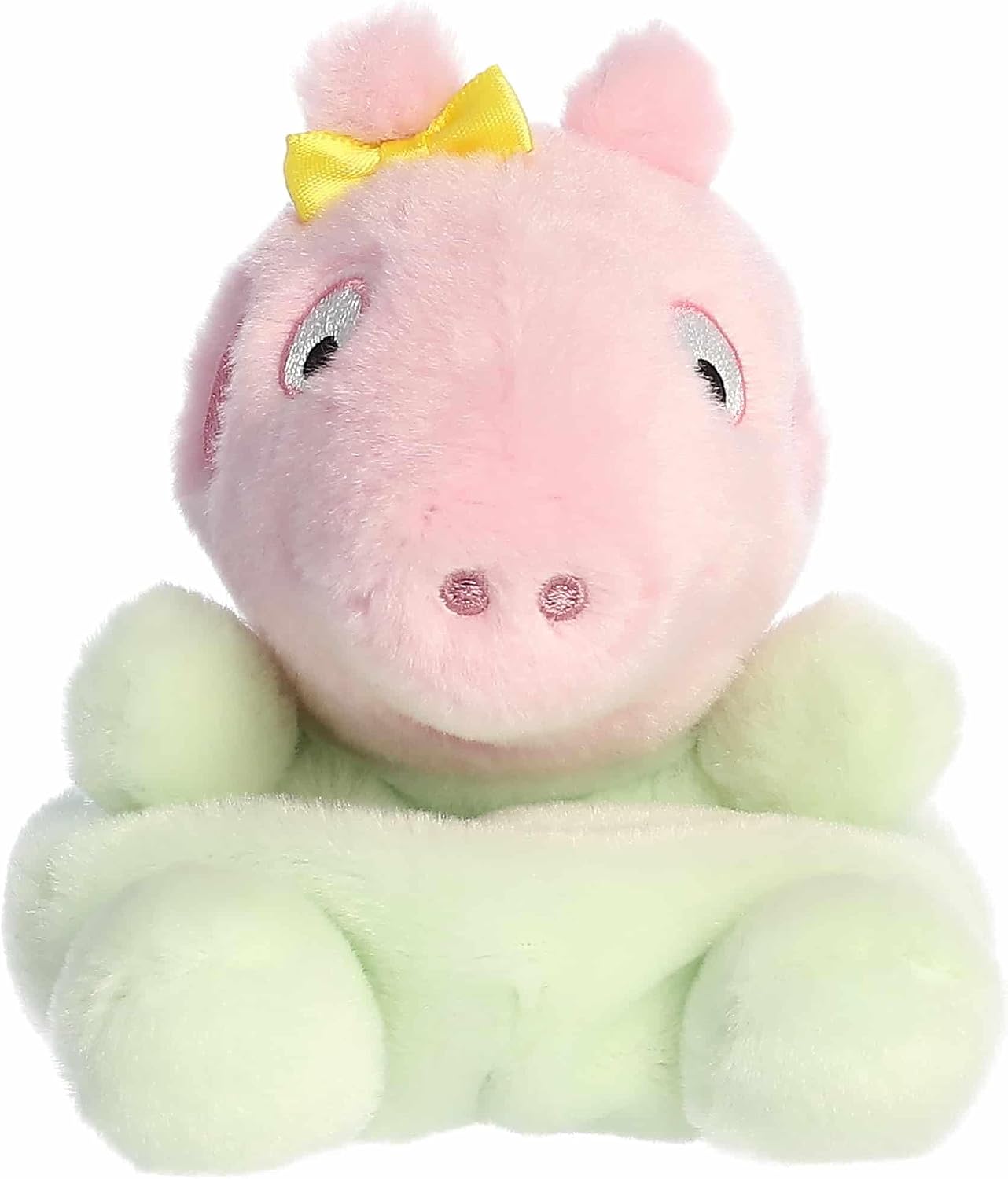 Aurora® Playful Peppa Pig™ Evie Baby Pig Palm Pals™ Stuffed Animal - Officially Licensed Toys for All Fans - Perfect for Birthdays, Adults and Kids All Ages - Pink 5 Inches