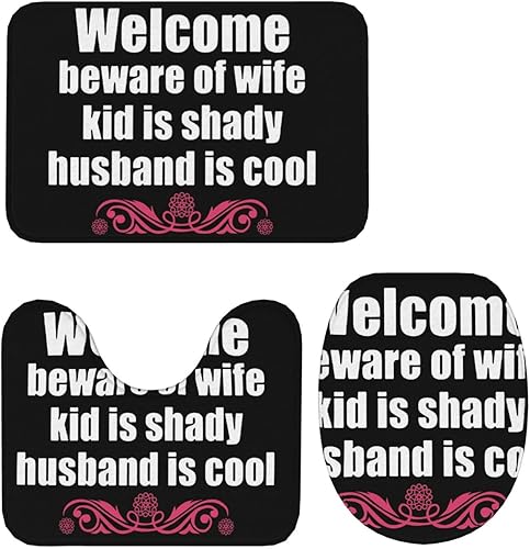 Miniatura 7 de Canarias Bathroom Rugs and Mats Sets 3 Piece, Ultra Soft Non Slip Absorbent Microfiber Bath Rugs and U-Shaped Toilet Rug, Bathroom Floor Mats