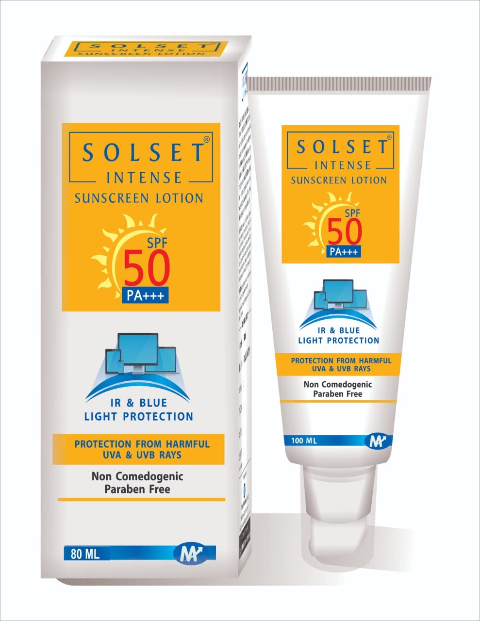 SOLSET Intense Sunscreen Lotion with SPF 50 (80 ml) Amazon.in Beauty